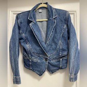 Vintage 80s/90s western / equestrian denim jean jacket